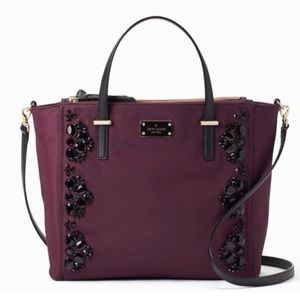NWT Kate Spade Wilson Rd Embellished Alyse Satchel